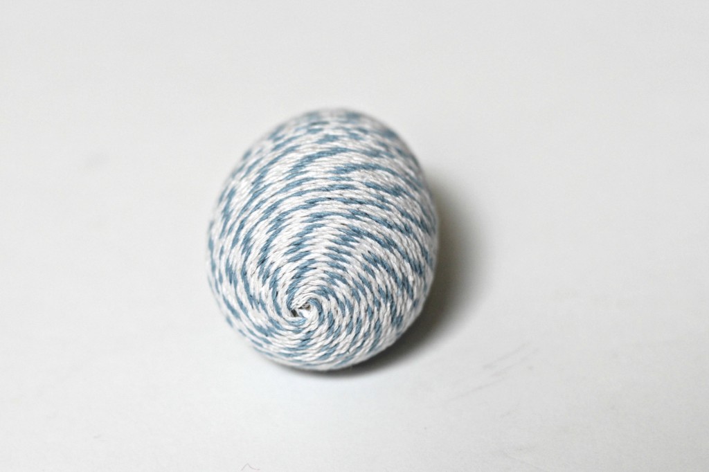 Decorated Easter Egg twine wrapped
