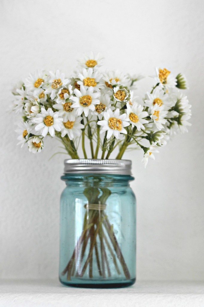 Easter Mantel Flowers