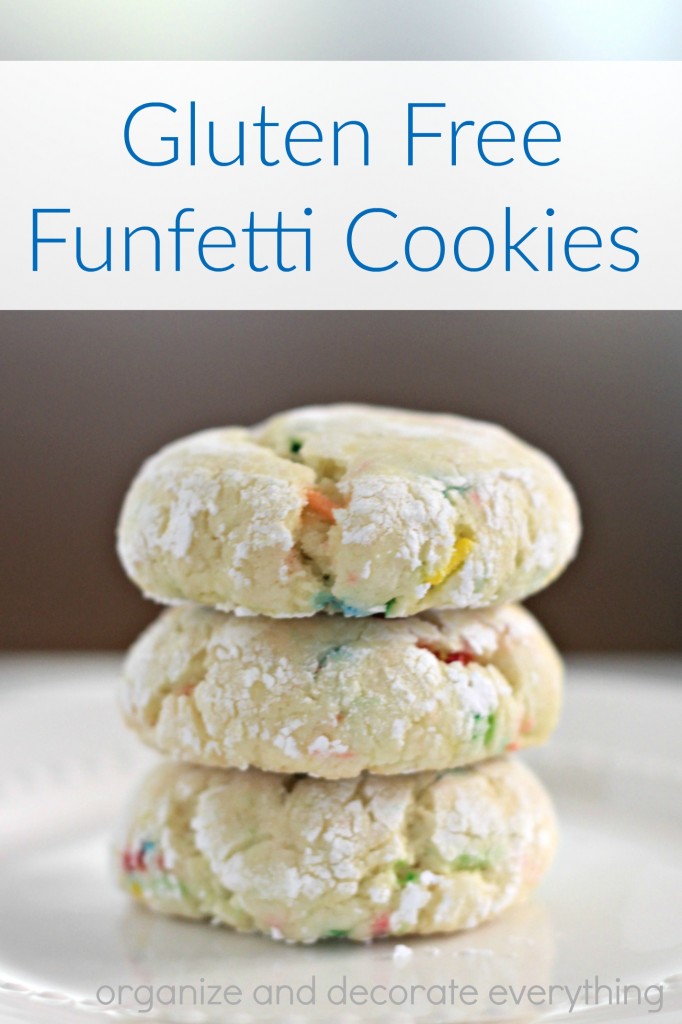 Gluten Free Funfetti Cookies