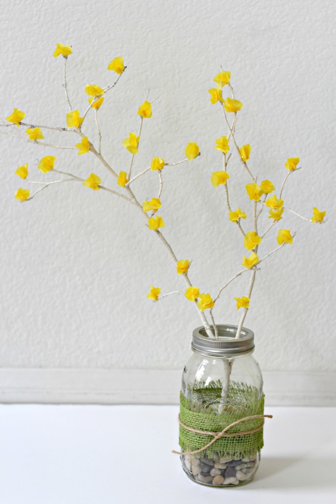 Flower Blossom Branches in yellow