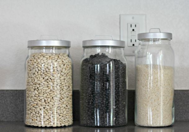 Kitchen Organizing Jars