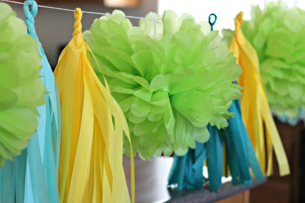 Spring Brunch Tassel and Pom garland