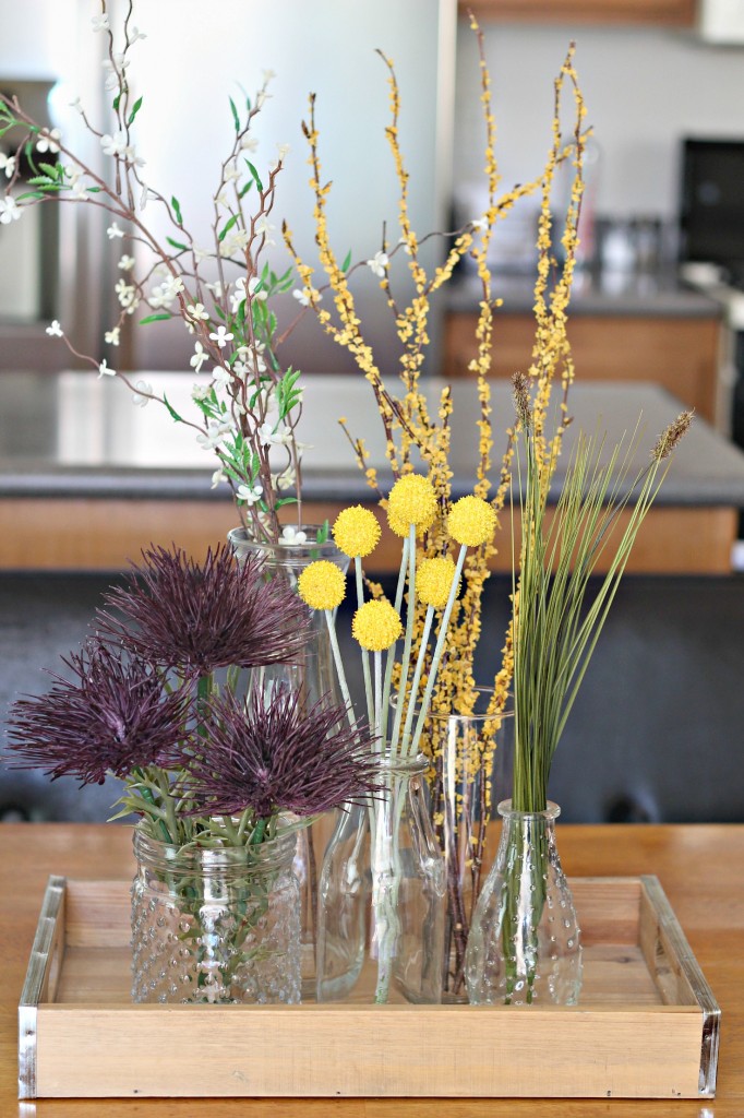 Centerpiece variety of flowers