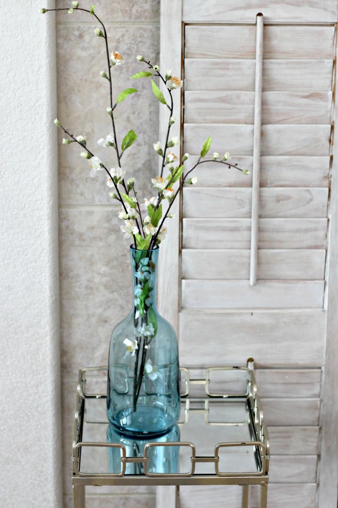 Blue Vase and Flowers