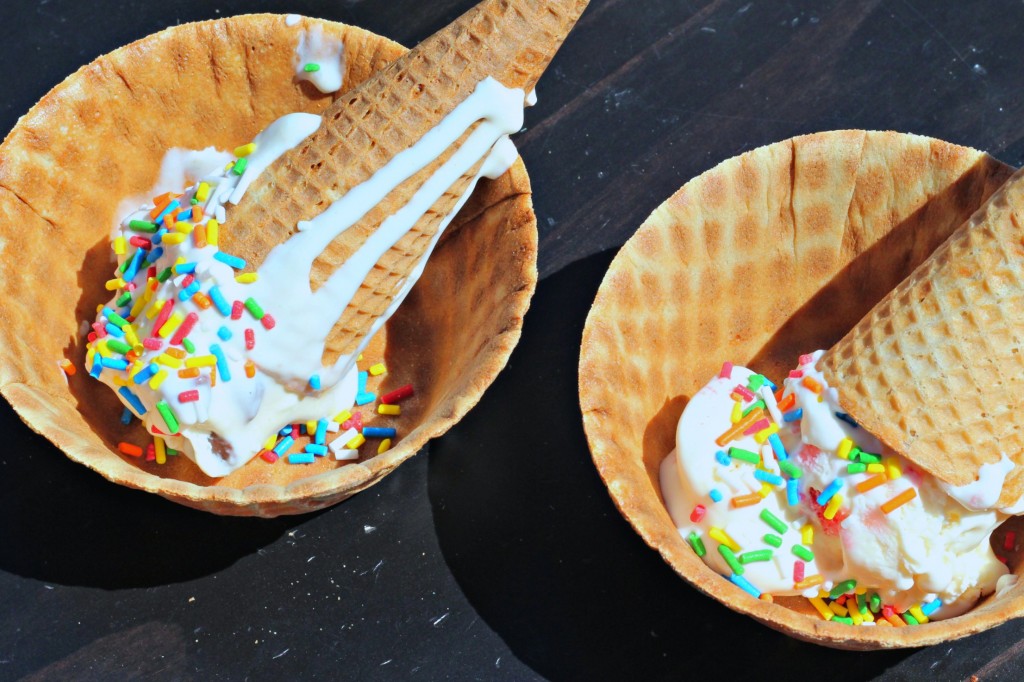Homemade Ice Cream bowls