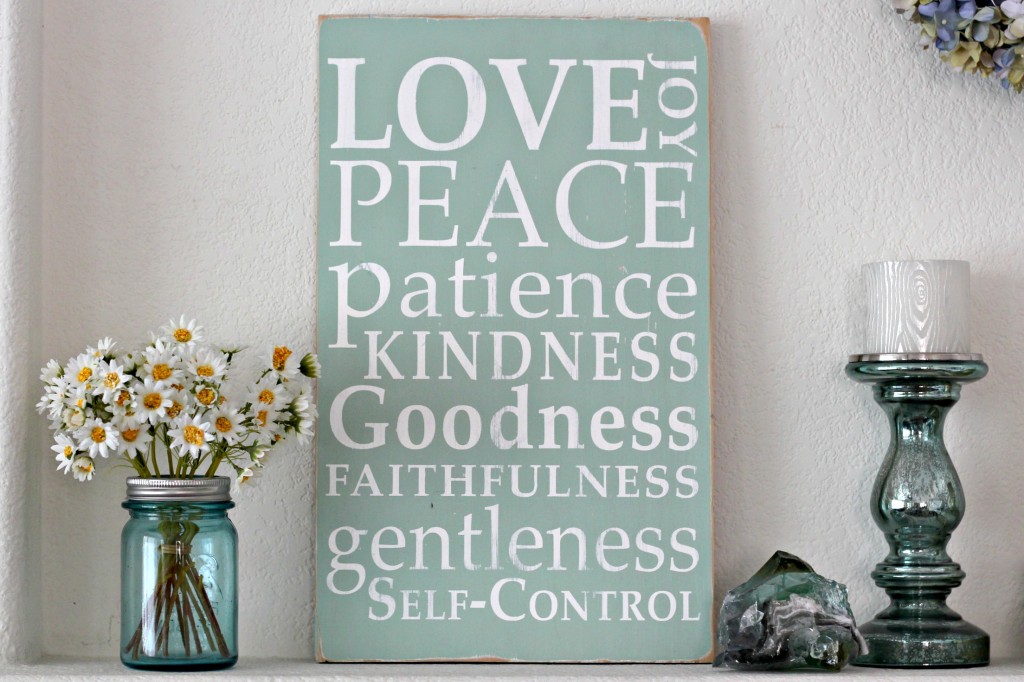Love Joy Peace sign