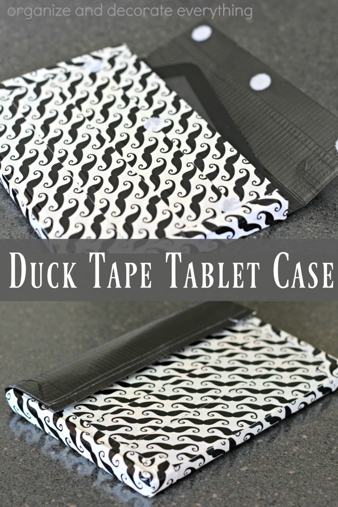 Duck Tape Tablet Case made from a hard cover book