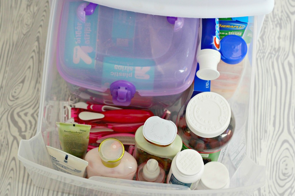 Bathroom storage medical drawer