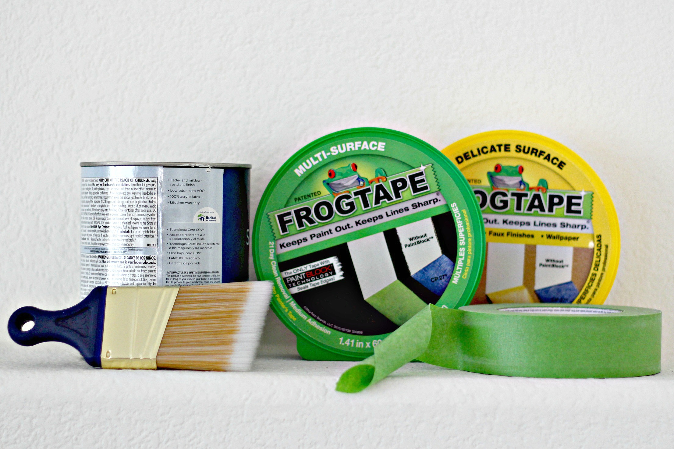 Use Frog Tape to Paint a Fun Accent Wall in Your Home