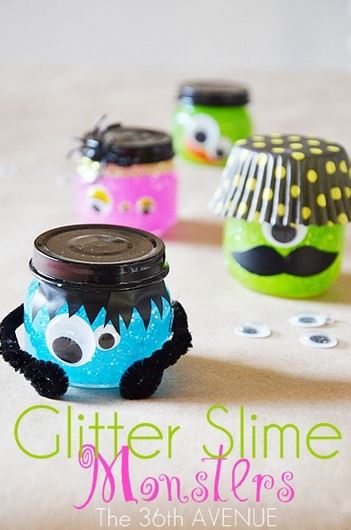halloween-kids-crafts-glitter-slime-monsters