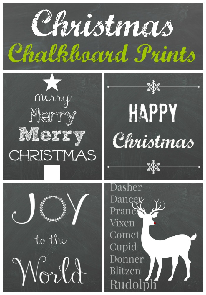 Chalkboard Labels Holiday Greetings By ZoollGraphics