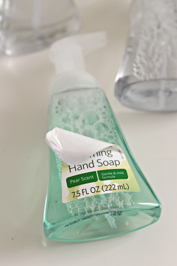 christmas-hand-soap-removing-label