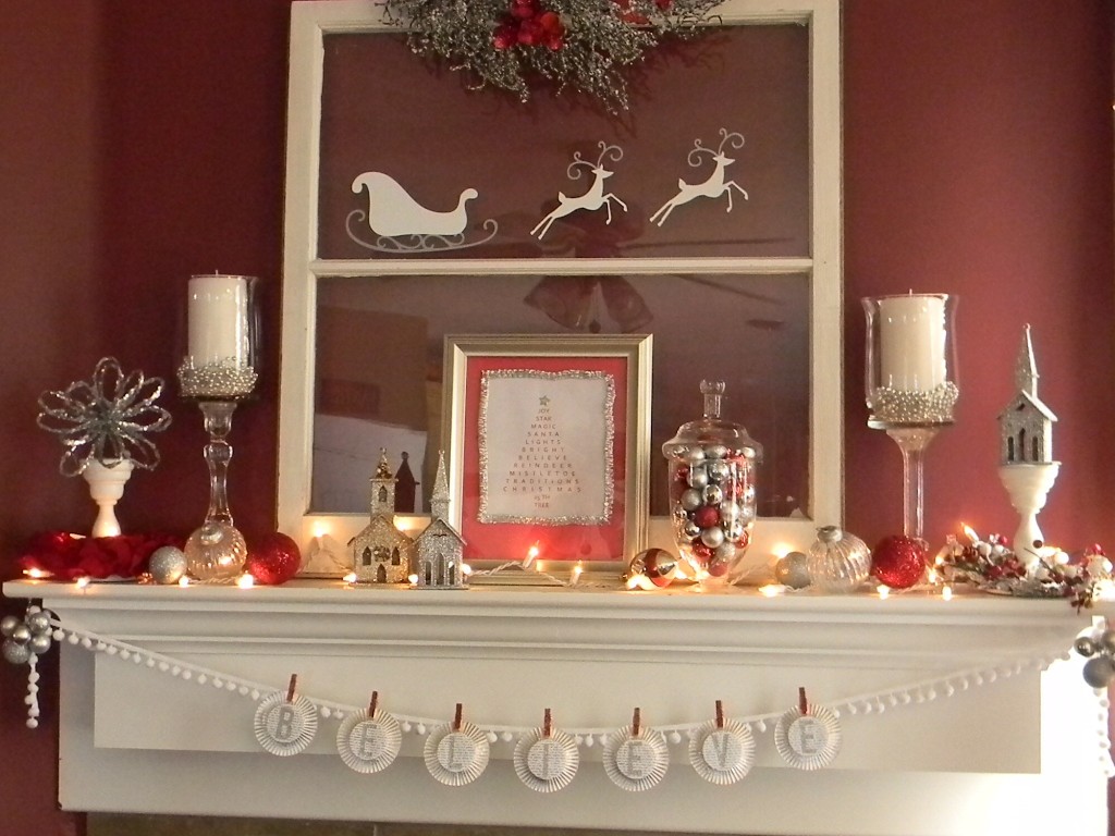 mantel-christmas-town