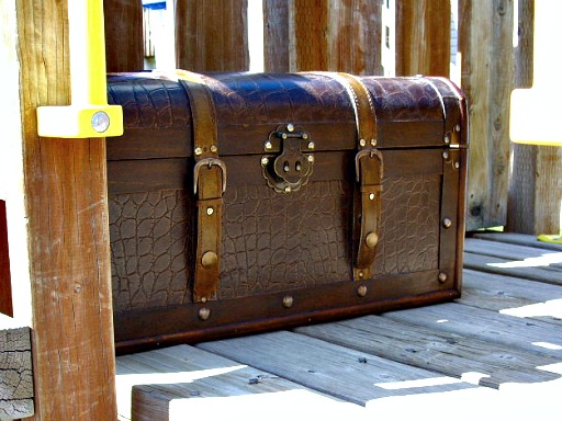 Pirate birthday party treasure chest