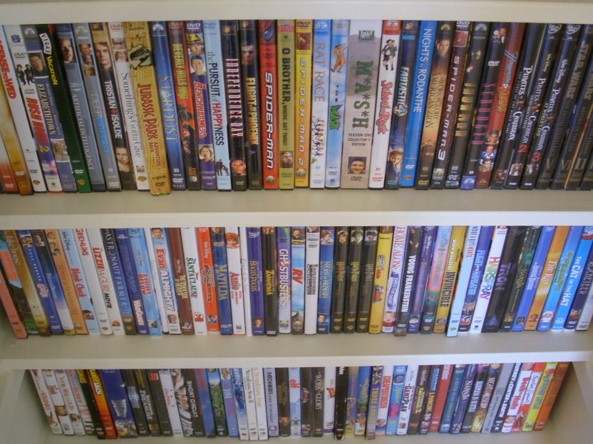 Transforming a Coat Closet Into a DVD Closet - Organize and Decorate ...