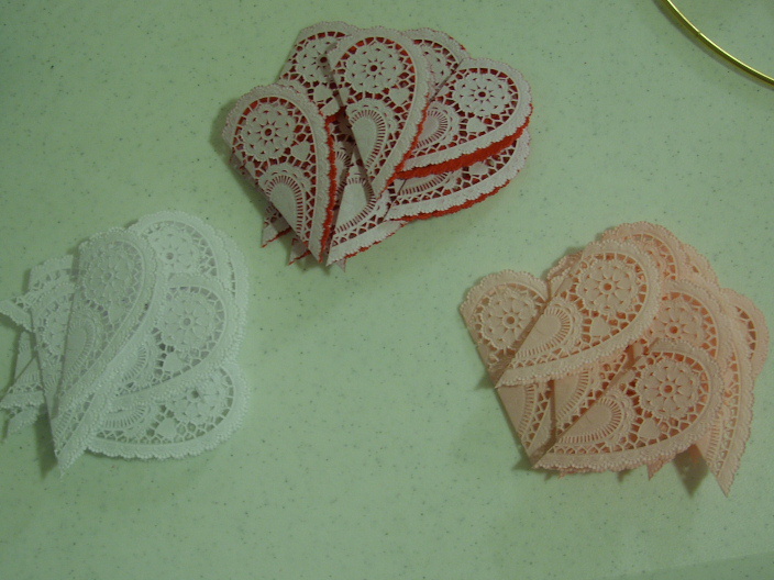 Paper Hearts Chandelier - Organize and Decorate Everything