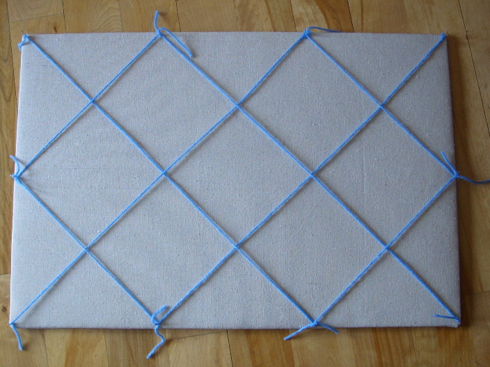 Ribbon Memo Board Organize and Decorate Everything