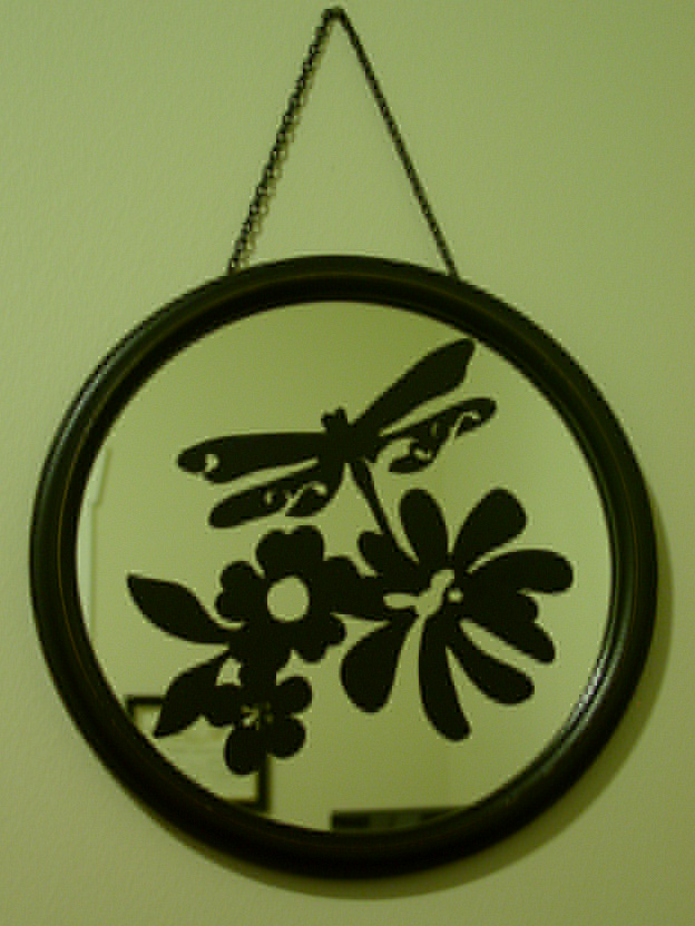 Vinyl on Mirrors Organize and Decorate Everything