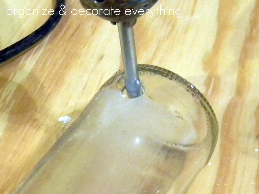 Drilling Holes in Glass Bottles Organize and Decorate Everything