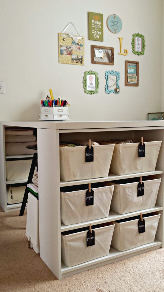 Fold up Craft Table and Storage Shelves.  Craft table diy, Craft tables  with storage, Craft room desk