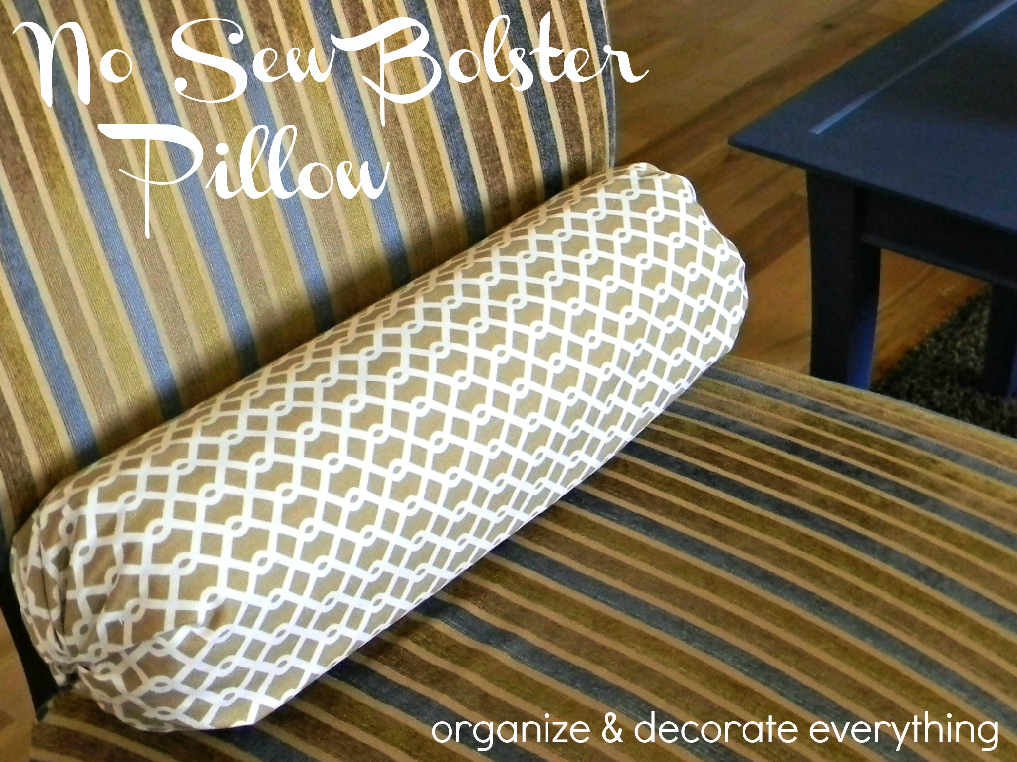 No Sew Bolster Pillow 10 1 Organize And Decorate Everything