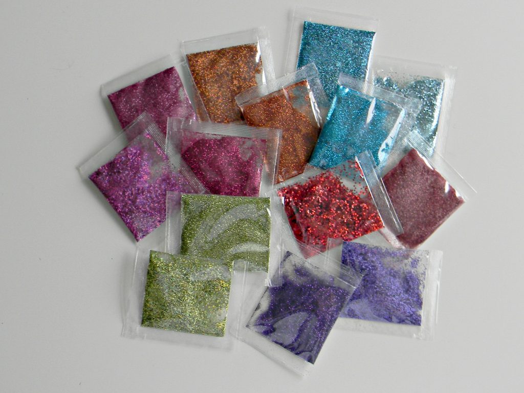 glitter packets