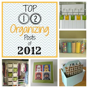 Top 12 Organizing Posts of 2012