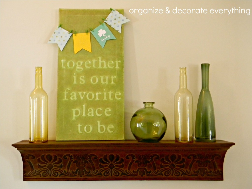 Lucky Banner and Free Printable - Organize and Decorate Everything