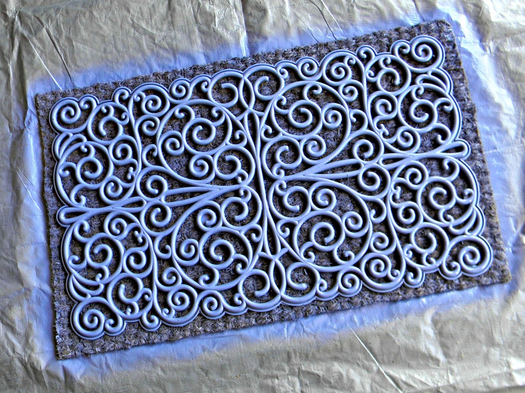 Spray Painted Door Mats Revisited Organize and Decorate Everything