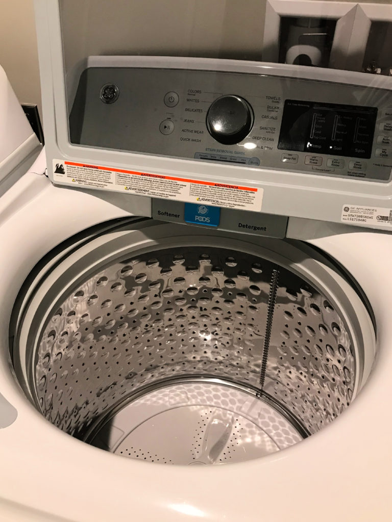 washing machine clean up