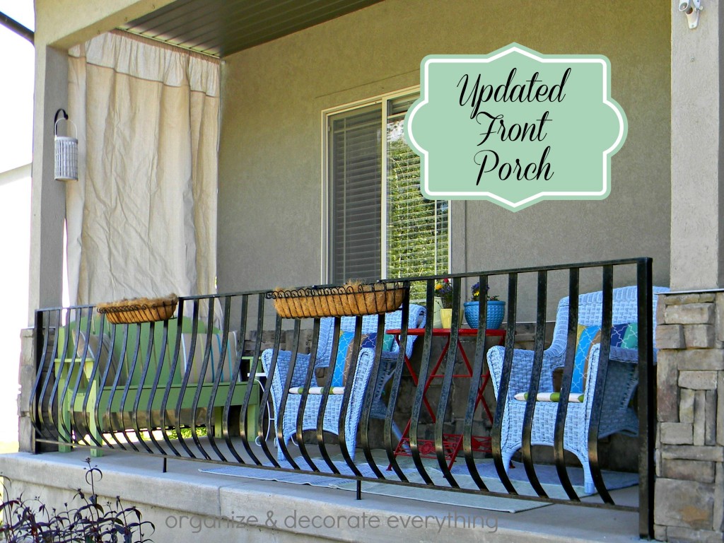 Updated Front Porch Organize and Decorate Everything