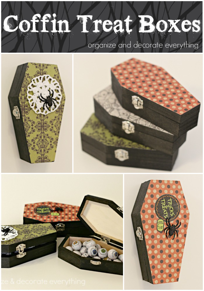 Coffin Treat Boxes for a sweet Halloween surprise