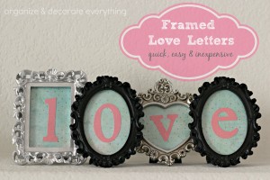 Framed Love Letters