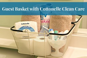 Guest Basket with Cottonelle Clean Care