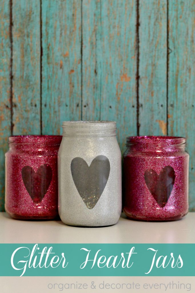 glitter heart jars 1