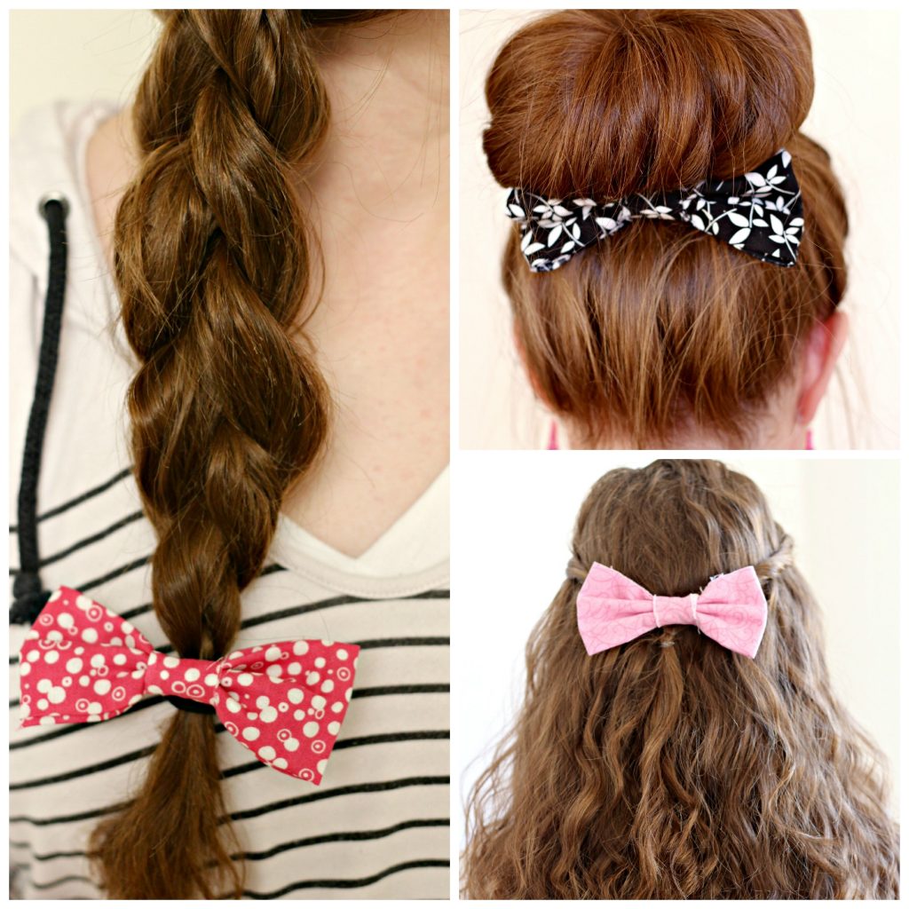 Dot lace hair bow – BEHNAZ SARAFPOUR LTD.