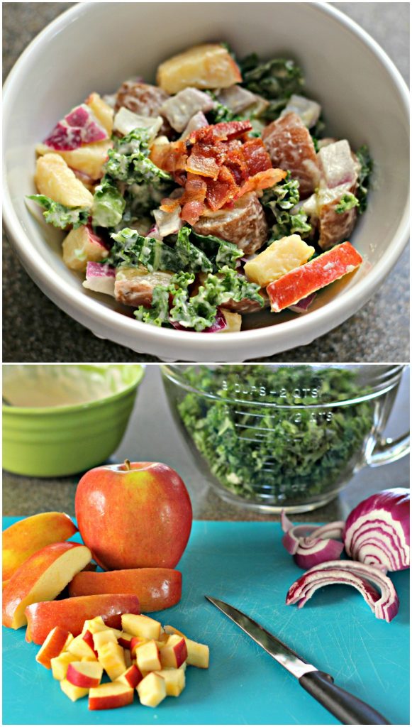 Apple Kale Potato Salad