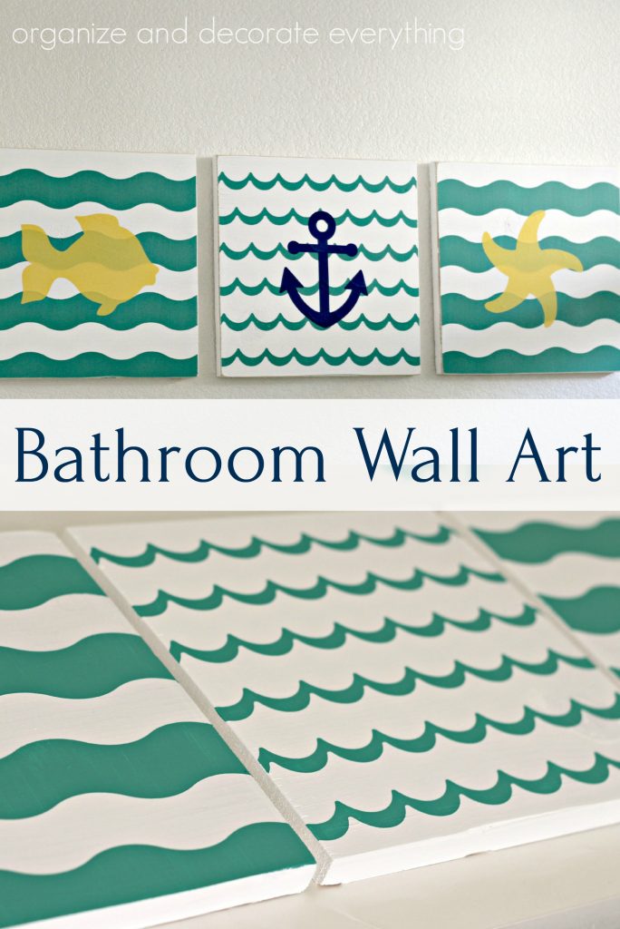 Bathroom Wall Art custom made nautical wall art