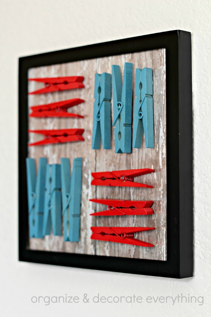 Clothespin Art - Organize and Decorate Everything