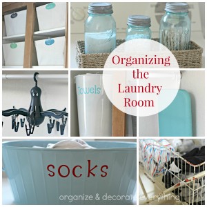 Organizing the Laundry Room