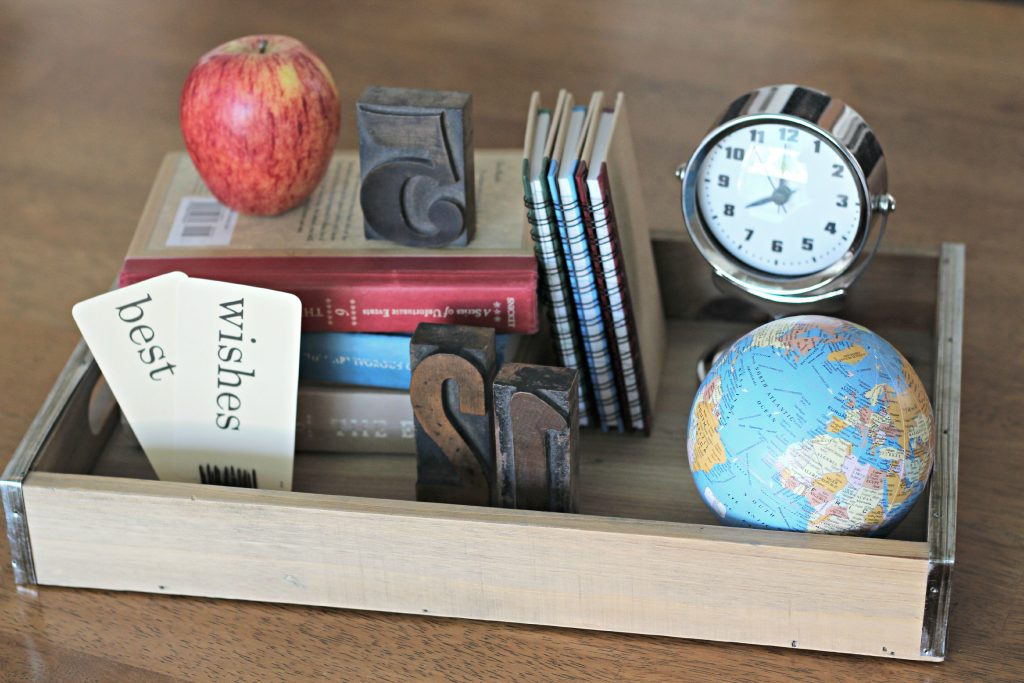 Back to school table setting