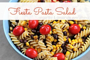 Fiesta Pasta Salad (easy to be made gluten-free)