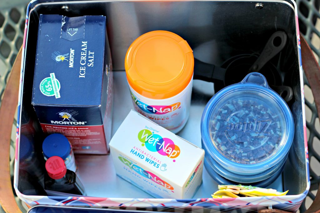 Ice Cream in a Bag picnic basket