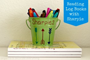 Make Reading Log Books with Sharpie