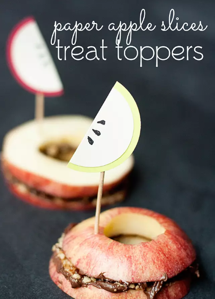 Apple Slice Treat Toppers