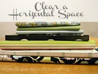 31 Days of 15 Minute Organizing – Day 22: Clear a Horizontal Space