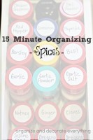 31 Days of 15 Minute Organizing – Day 11: Spices
