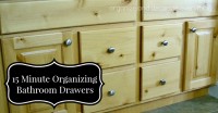 31 Days of 15 Minute Organizing – Day 7: Bathroom Drawers