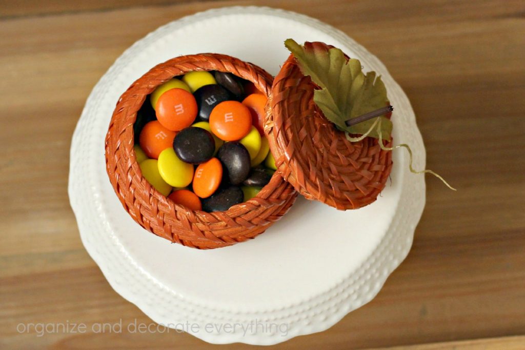 Wicker basket Pumpkin 9