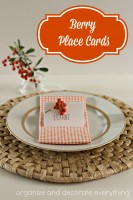 Berry Place Cards